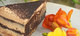 Торта с шоколадов мус и лешникова коричка